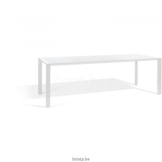 Diphano Metris dining table 226x90 Aluminium White Frame.