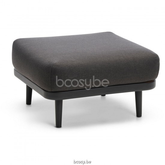 Diphano Diamond Modular salontafel A teak (68x68) Aluminium Lava Frame Tafelblad Naturel Teak.