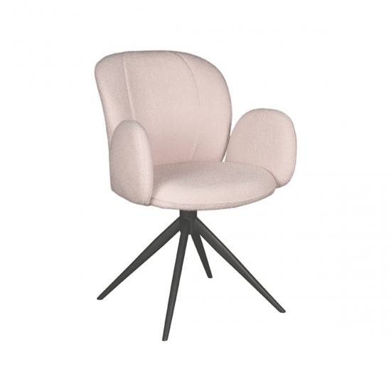 LABEL51 Eetkamerstoel Kimball - Naturel - Boucle.