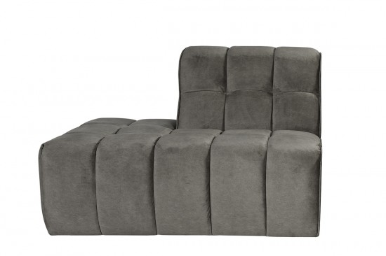 LABEL51 Bank Valentino - Taupe - Cosmo - Ottomane Links Voorstaand.