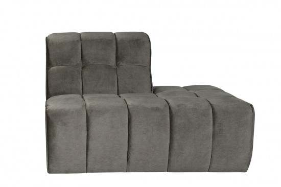 LABEL51 Bank Valentino - Taupe - Cosmo - Ottomane Rechts Voorstaand.