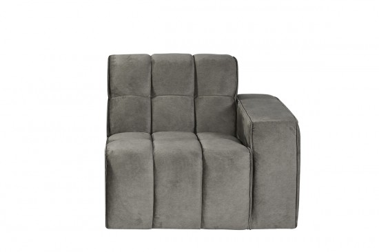 LABEL51 Bank Valentino - Taupe - Cosmo - 1,5-Zits Arm Rechts Voorstaand.