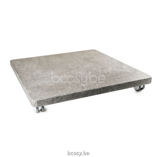 Jardinico ANTEGO Pied De Parasol Carré 125 Kg Black.