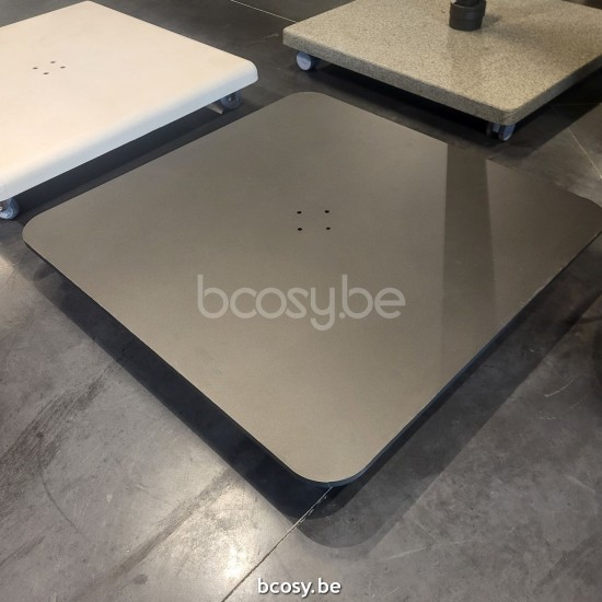 Jardinico ANTEGO Quadratischer Parasolfuss 125kg Anthracite Steel.