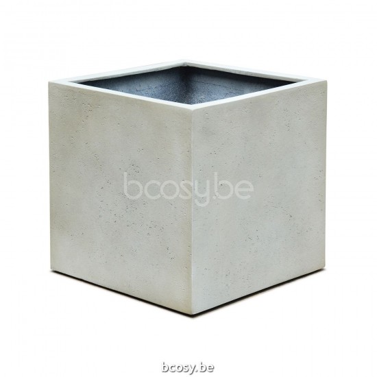 Jardinico CUBO Vierkante Plantenpot Klein Set 1 Panna.