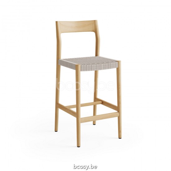 Jardinico DUNE Barchair Teak - Linnen Touw.