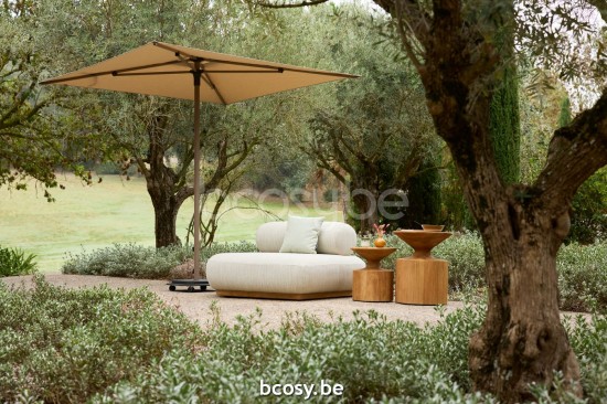 Jardinico JCP102 230x230 Parasol À Mât Central Mât Cappuchino Alu Toile Nile Sunbrella Plus Marine cat3.