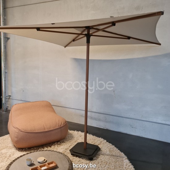 Jardinico JCP102 230x230 Parasol À Mât Central Mât Teck Alu Toile Ice Sunbrella Plus Marine.