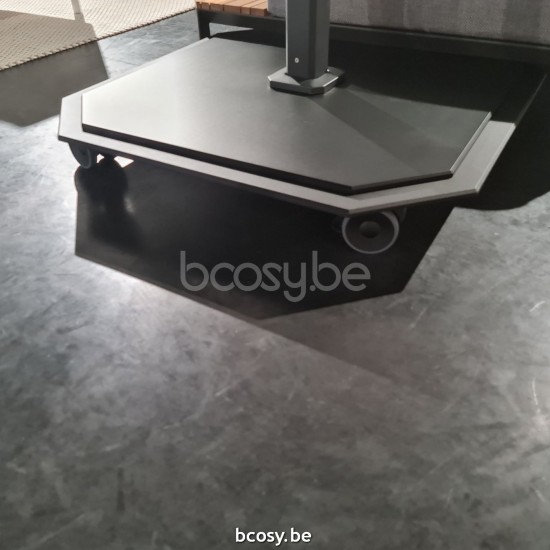 TUUCI OCEAN MASTER MAX SINGLE CANTILEVER ALUMA TEAK Ø350 Cantilever Parasol.