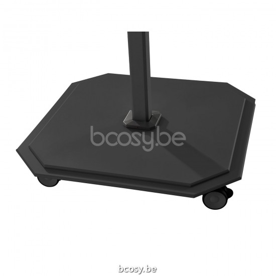 Jardinico JCP303 Ø350 Round Cantilever Parasol Pole Charcoal Canopy Onyx Sunbrella Plus Marine.