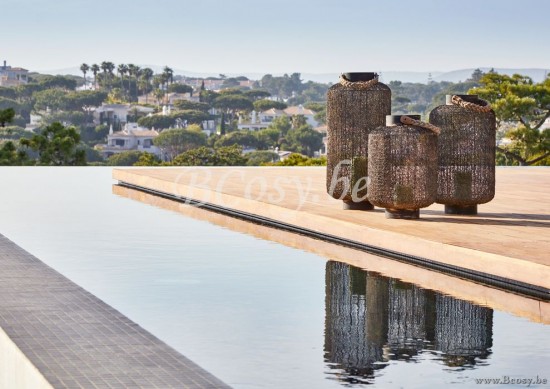 Jardinico MOROCCAN-MOROCAN Windlight-Hurricane candle light brown Medium Steel wire and natural cord Leather handle 55H JAR-LI000010| LI010| Jardinico Garden Outdoor lanterns hurricanes