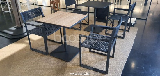 Jardinico MANTRA BISTRO Armchair Anthracite Rope.