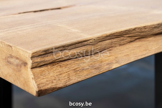 Jardinico NATURE Table de jardin rectangulaire et allonge en teck.