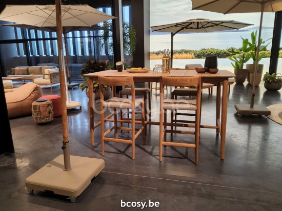 Jardinico NOA Rechteckiger Bar Tisch 200x100 Teakholz.