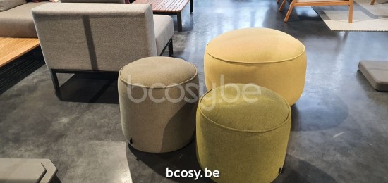 Jardinico POUFS BAY Pouf Rond Ø50x50H Moyen Honey.