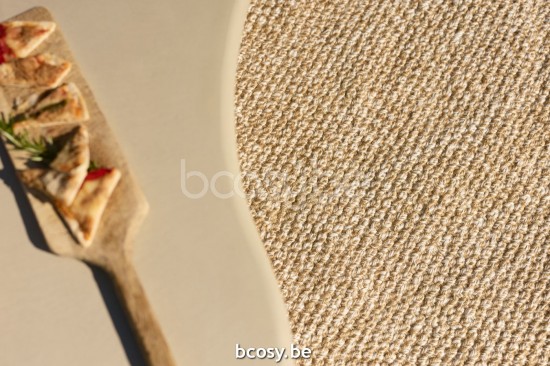 Jardinico RUGS COCO Tapis D'extérieur De Jardin Pour L'extérieur Rond 300XR ø 300 cm Caramel.