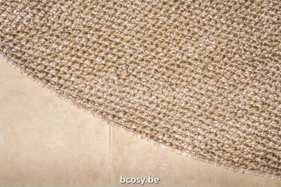 Jardinico RUGS COCO Ronde Buitentapijt 300XR ø300 cm Caramel.