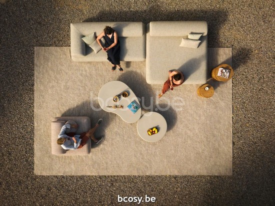 Jardinico TATAMI Canapé 3S avec angle gauche Teck Completely Custom Made -- 6 Weeks.