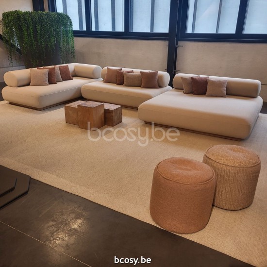 Jardinico TATAMI Sofa 3S with right corner Teak Completely Custom Made -- 6 Weeks.