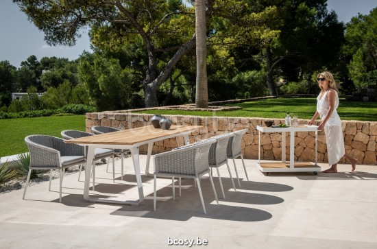 Gescova Gabon Tuinstoel met armleuningen.