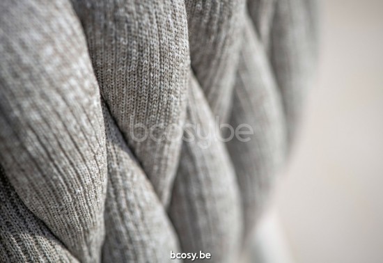 Jati Kebon Fortuna Socks Canapé 2,5 places Sunbrella natte grey chine nat 10022 quick dry foam Aluminium blanc mat.