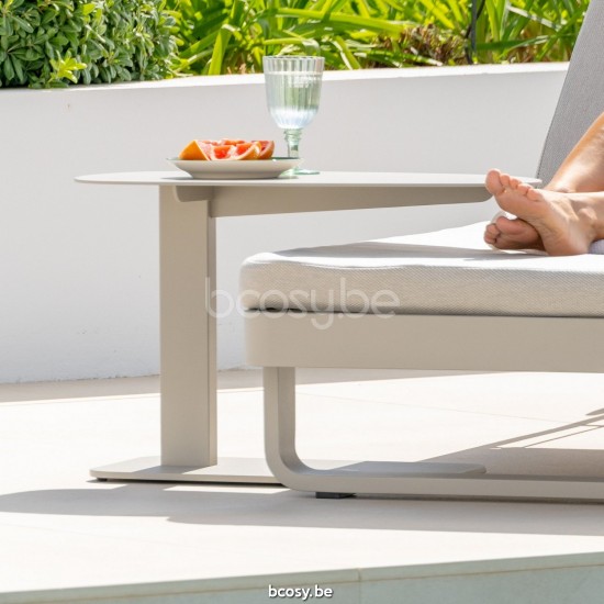 Jati Kebon Tucino Coffee Table Alu Sand Mat Aluminium Plate Sand Mat 75X45X45,5.