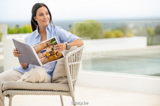 Jati&Kebon Lima Loungesets 1zit Zandkleur Linnen.