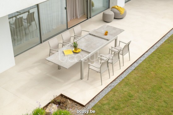 Gescova Lugano Table de jardin extensible.