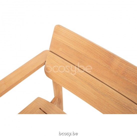 Jati Kebon Lynn Teak Sofa 3-Sitzer.