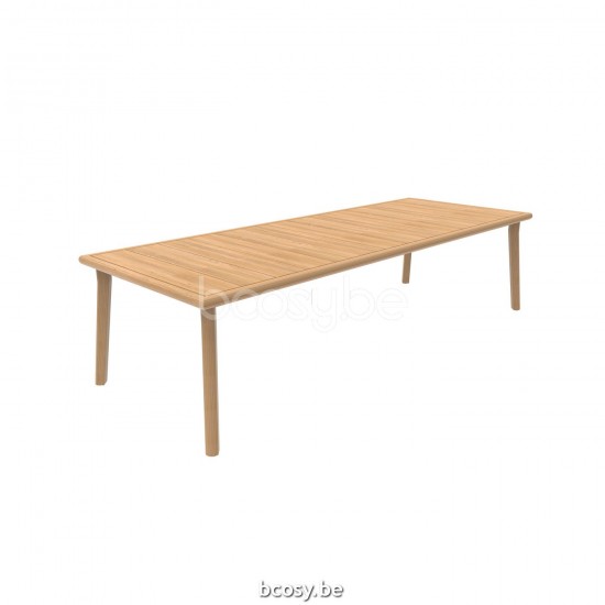 Jati Kebon Lynn Teak Dining Table Teak Natural Smooth 295x110.