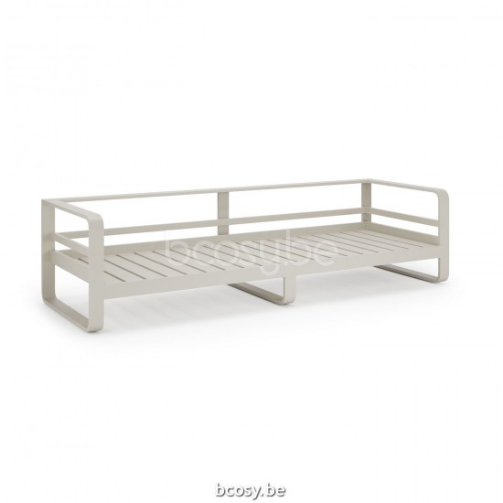 Jati Kebon Reno Sofa 3Seat Alu Dune Mat.