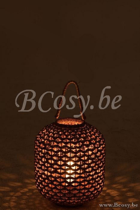 lanternes photophores Jolipa Jline Lanterne Lena Jacinthe D Eau Naturel Medium