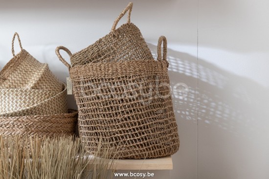 Jline Set De 2 Cestas Oasis Pradera Marina Natural