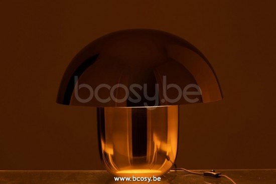 Éclairage Armatures Luminaires D'intérieur Pieds De Lampe Avec Abat Jour Lampes De Table Jolipa J Line Jline Lampe Champignon Metal Or Large