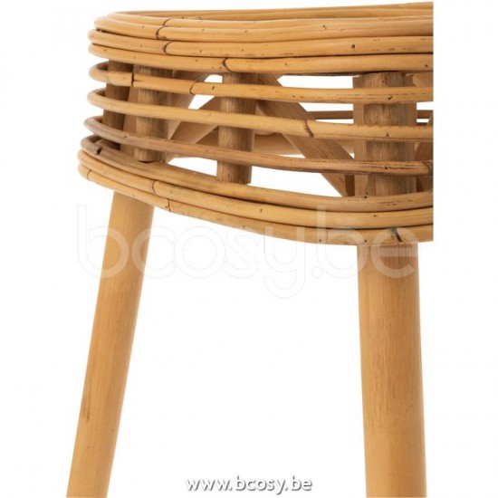 J Line Jline Krukje Driehoek Rotan Naturel