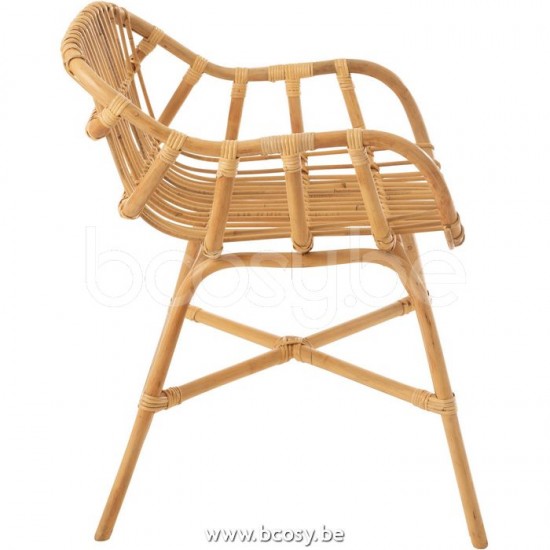 chaises de repas Jolipa J Line Jline Chaise Ana Rotin Naturel