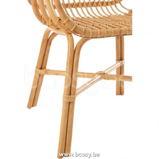 J Line Jline Chair Ana Rattan Natural dining chairs