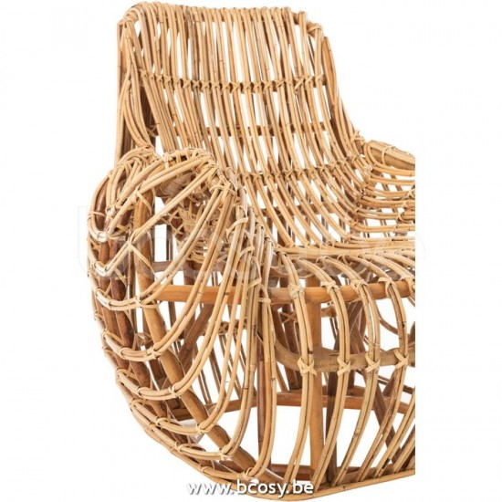 J Line Jline Seat Ana Rattan Natural lounge seats couches longchairs