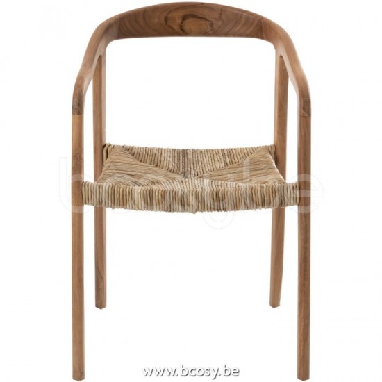 Jline 11281 teak houten stoel vintage j line Zitmeubels Siège Seat Sitzmöbel Asientos Sedie MEUBELEN Stoelen Krukken