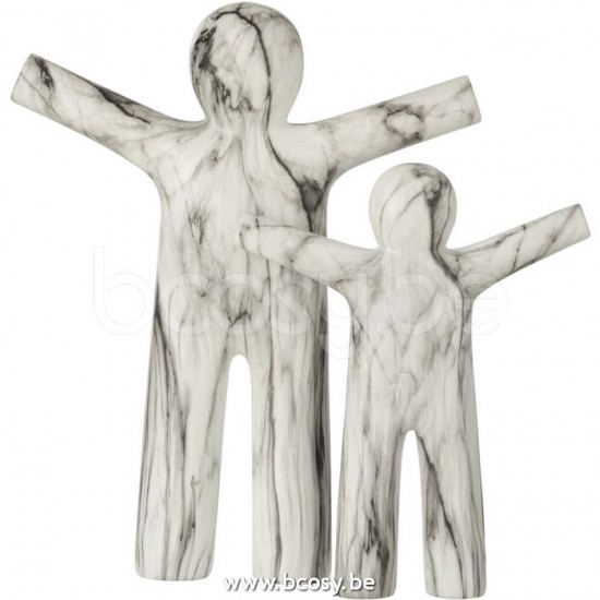 Jline 11430 beeld p tit maurice marmer j line Figuren Figurines Figurines Figuren Figuritas Sculture DECORATIE Beelden