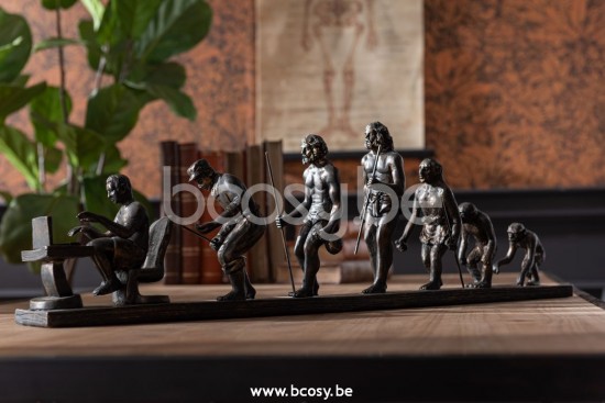 Jline Evolucion Del Humano Resina Bronce