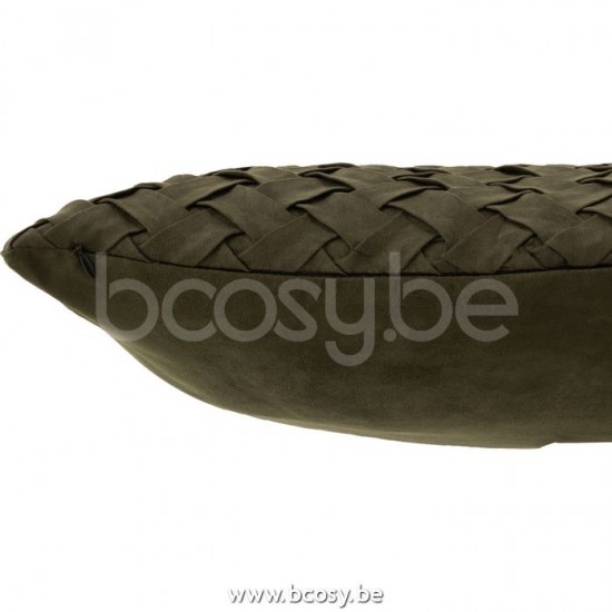 coussins Jolipa J Line Jline Coussin Tisse Polyester Vert