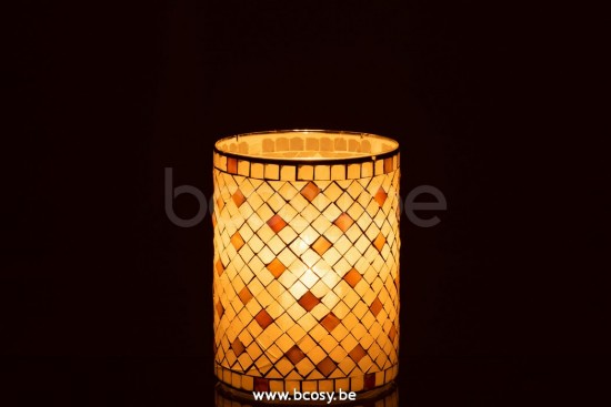 photophores Jolipa J Line Jline Photophore Miosaiques Droit Verre Gris Nacre Large