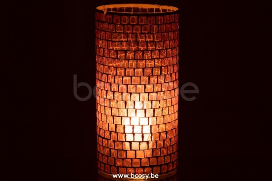 vases Jolipa J Line Jline Vase Mosaiques Rond Verre Mauve