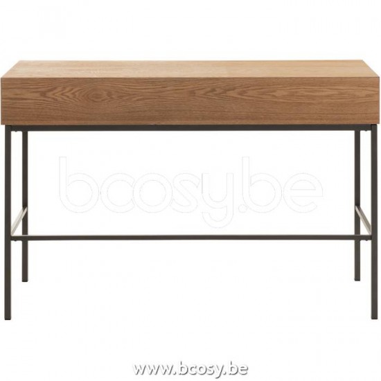 J Line Jline Jolipa 15213 Console 3 Lades Hout Metaal Naturel