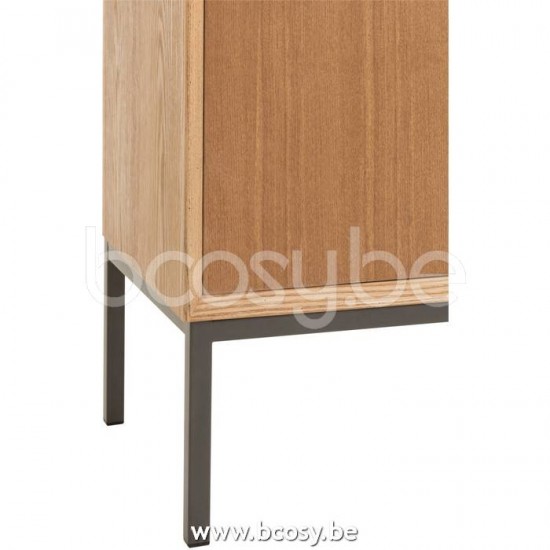 J Line Jline Cupboard On Legs 2 Doors Wood Metal Natural cabinets with doors and drawers