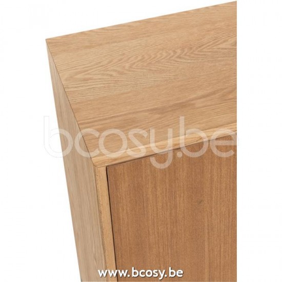 J Line Jline Schrank Auf Füße 2 Türen Holz Metall Naturell schubladenschrank schrank mit schubladen schubladenschraenke schraenke mit schubladen