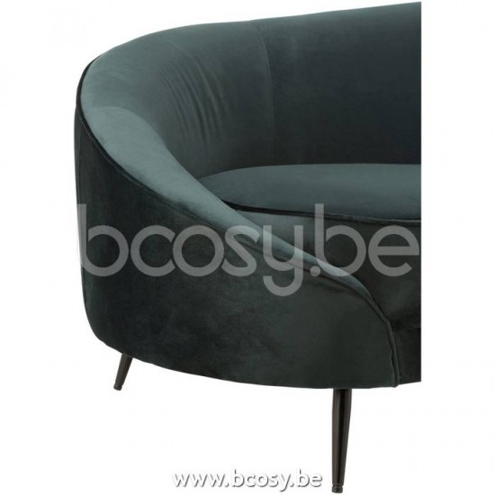 J Line Jline Sofa Elisabeth Textil Metall Grün sessel couch