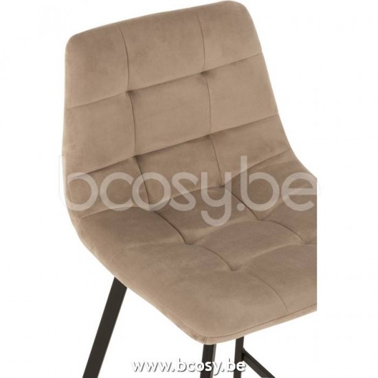 J Line Jline Barstuhl Olivier Textil Metall Beige barhockers barstuhl barstuehle