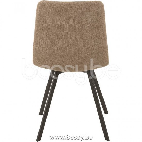J Line Jline Jolipa 15470 Stoel Babette Textiel Metaal Beige